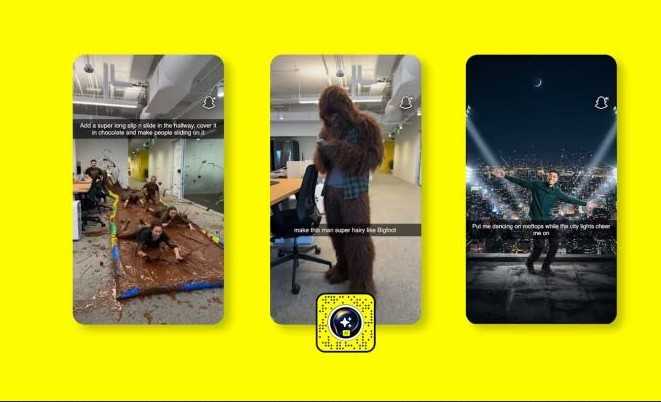 snapchat-makes-its-first-open-prompt-ai-lens-available-for-free-in-the-us-–-businessghana