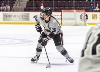 bourque-breaks-program-records-in-loss-to-#10-clarkson-–-union-college-athletics