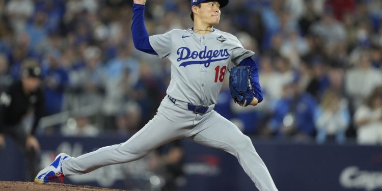 yoshinobu-yamamoto-cleaned-up-trash-in-dodgers-dugout-after-world-series-complete-game