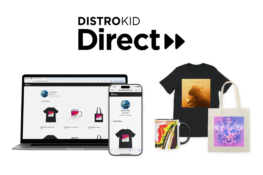 distrokid-artists-can-now-create-custom-t-shirts,-mugs-&-more-with-new-direct-to-fan-platform