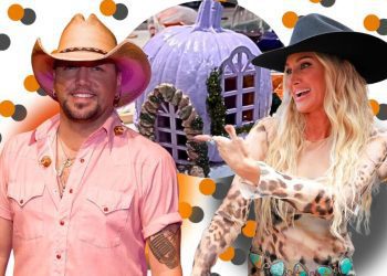 jason-aldean-+-wife-brittany-carve-most-beautiful,-least-scary-pumpkins-ever-–-newsbreak