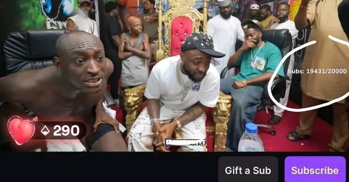 content-creator-carter-efe-tops-africa’s-twitch-chart-after-davido-livestream