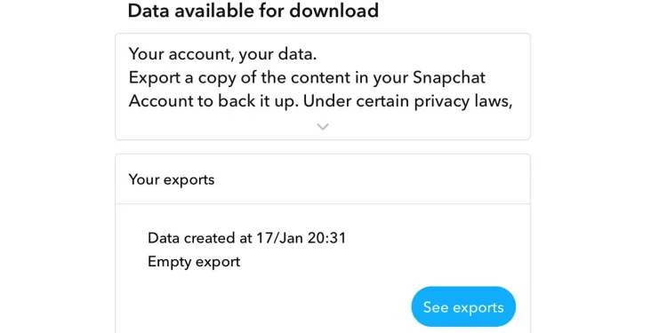 users-report-“empty-export”-error-downloading-snapchat-memories-–-piunikaweb