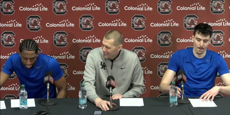 mbb:-coach-pope,-dioubate,-and-jelavic-–-south-carolina-postgame-on-vimeo