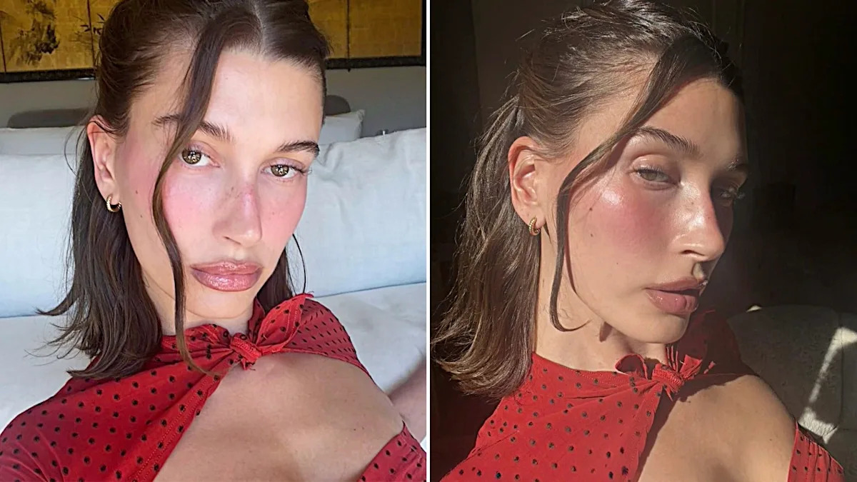 hailey-bieber-dons-pretty-polka-dot-dress-for-instagram-selfies-–-yahoo