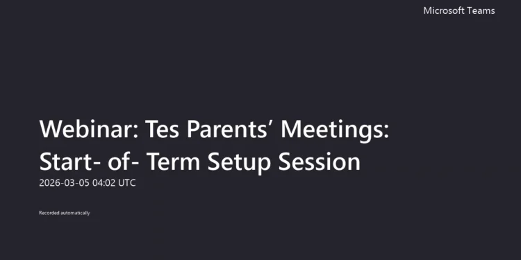 webinar:-tes-parents’-meetings:-start‑of‑term-setup-session-on-vimeo