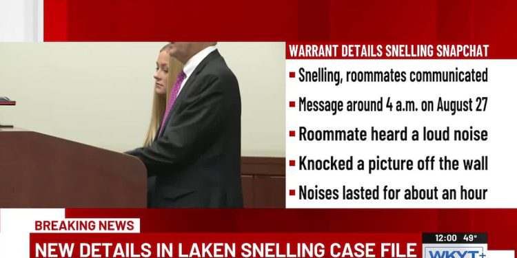 laken-snelling-case-file-reveals-snapchat-warrant,-roommate-accounts-–-wkyt