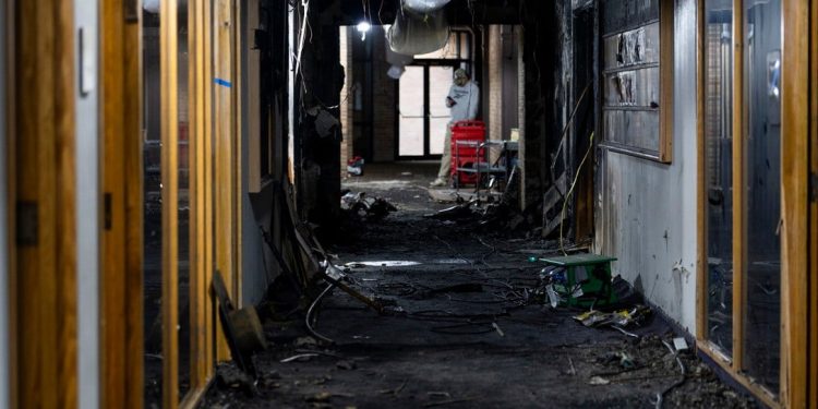 a-week-later,-michigan-synagogue-targeted-in-attack-releases-photos-of-interior-devastation