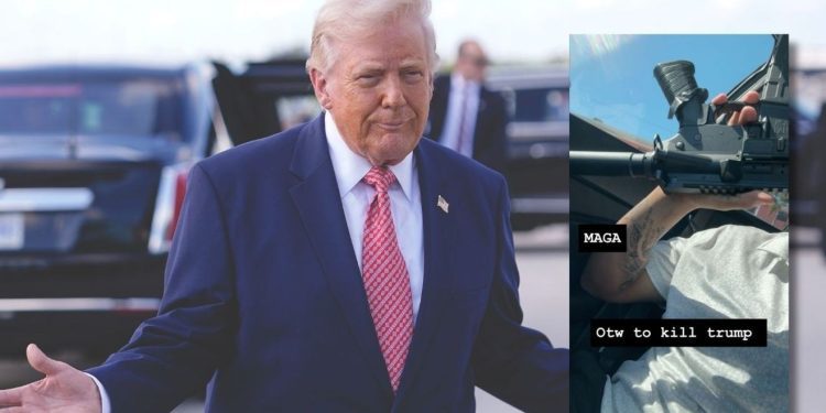 ‘otw-to-kill-trump’:-florida-20-year-old-accused-of-threatening-president-trump