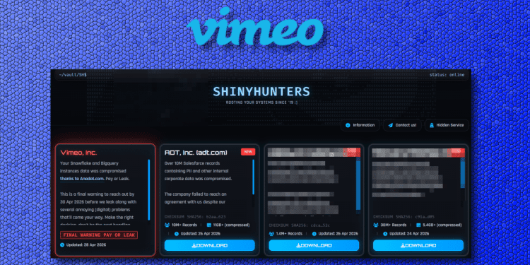 vimeo:-cyber-gang-shinyhunters-posts-data-to-the-dark-web-|-heise-online
