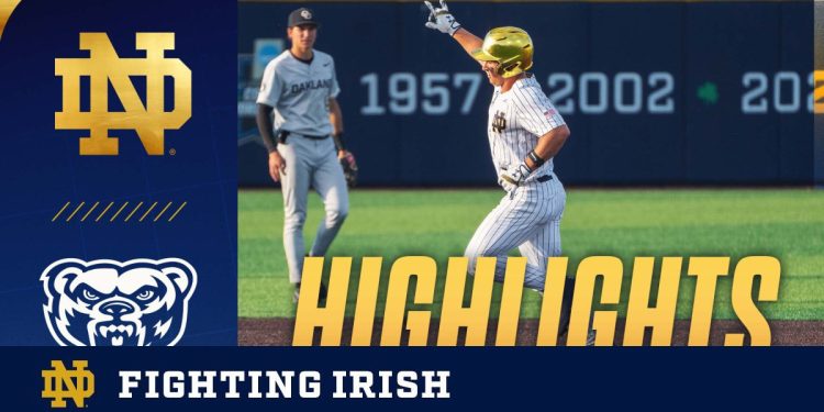 golden-dome-shutout-golden-bears-|-highlights-vs-oakland-(58.26)-|-notre-dame-baseball