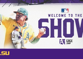 former-lsu-pitcher-gage-jump-to-make-mlb-debut-tonight-in-starting-role-for-athletics
