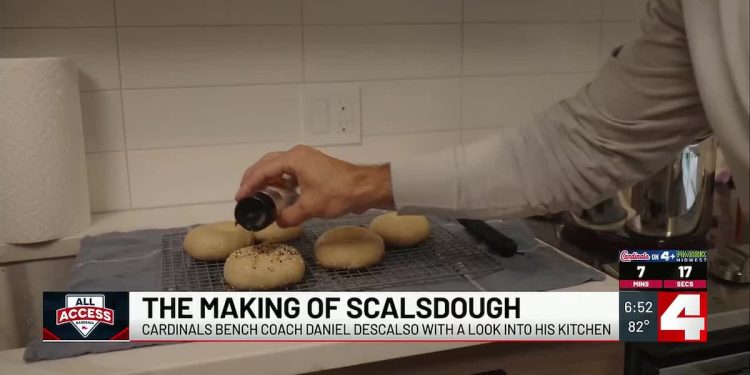 cardinals-bench-coach-daniel-descalso-brings-bagel-making-hobby-to-clubhouse