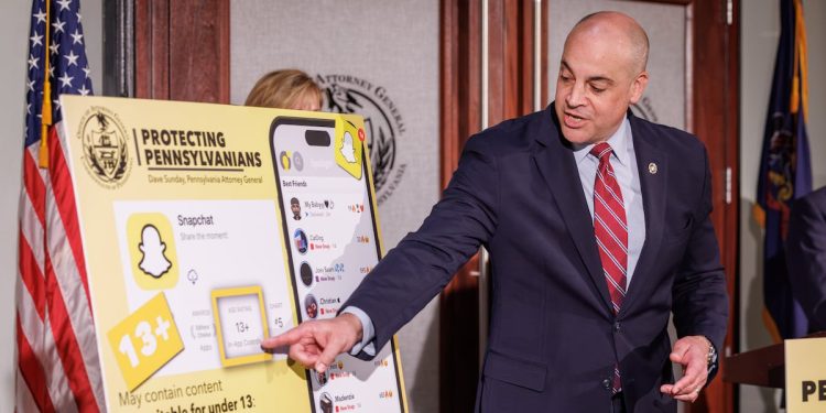 pennsylvania-attorney-general-dave-sunday-sues-snapchat-owner-snap-over-child-safety