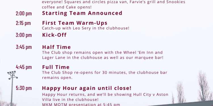 matchday-schedule-vs-salisbury-–-chelmsford-city-fc