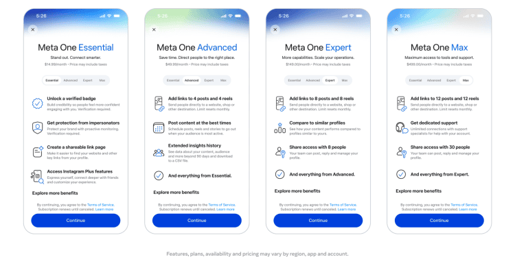 new-meta-one-subscriptions-for-instagram-and-facebook-launch-–-the-hollywood-reporter